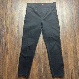 Spanx Ankle Pull On Skinny Jeans Stretch Black Women’s Size Small